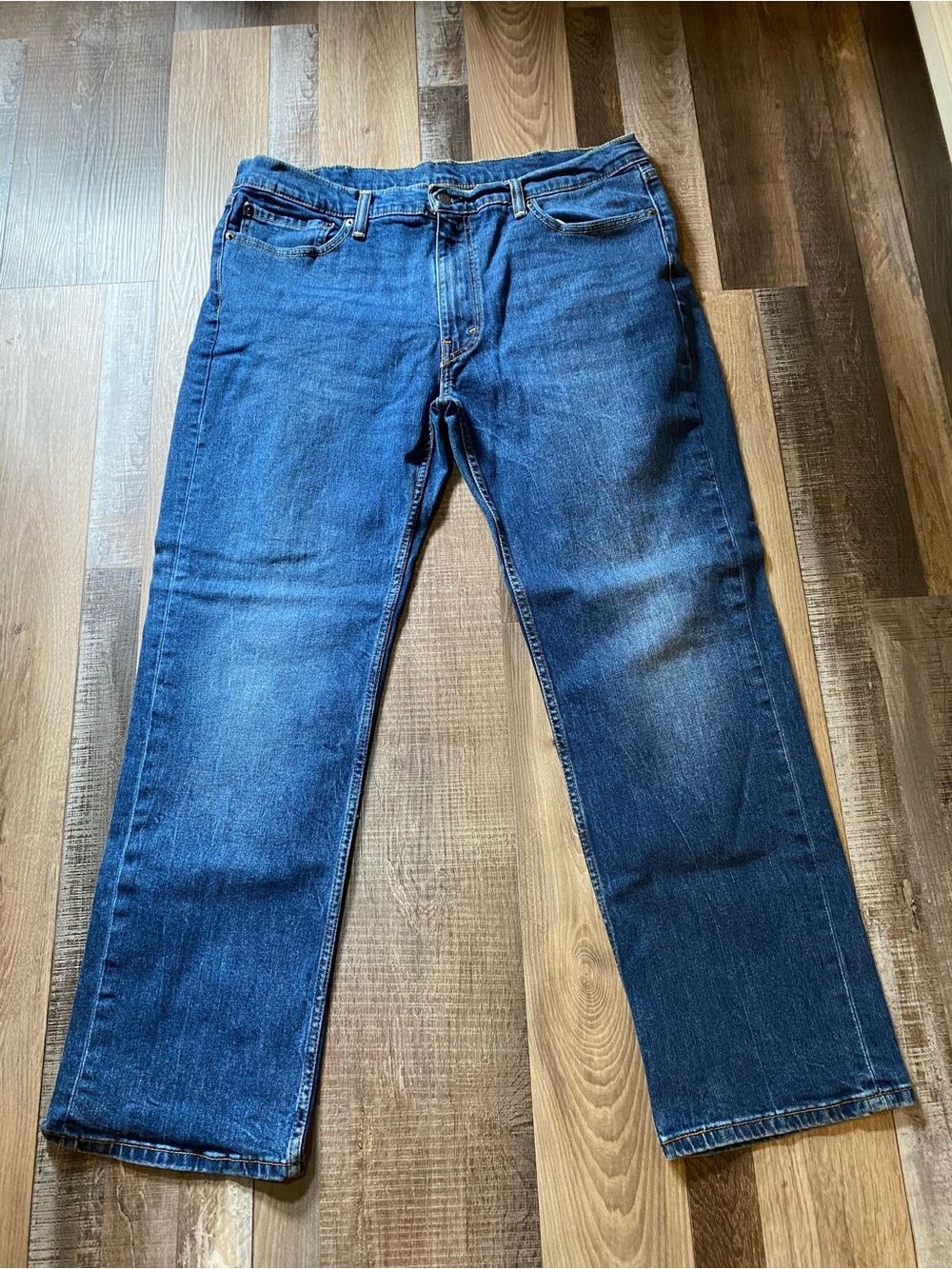 Levi's Straight-Leg Blue Denim Jeans